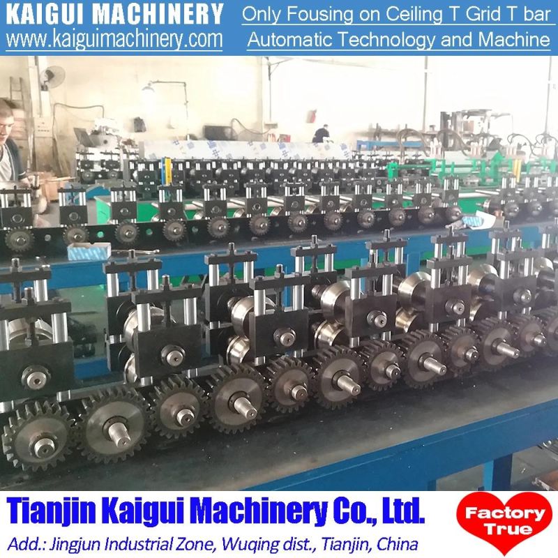 Galvanized Ceiling T Bar T Roll Forming Machine Prices