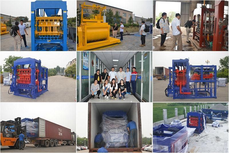 Qt4-20 Automatic Vibration Concrete Block Making Machine Solid Brick Machine