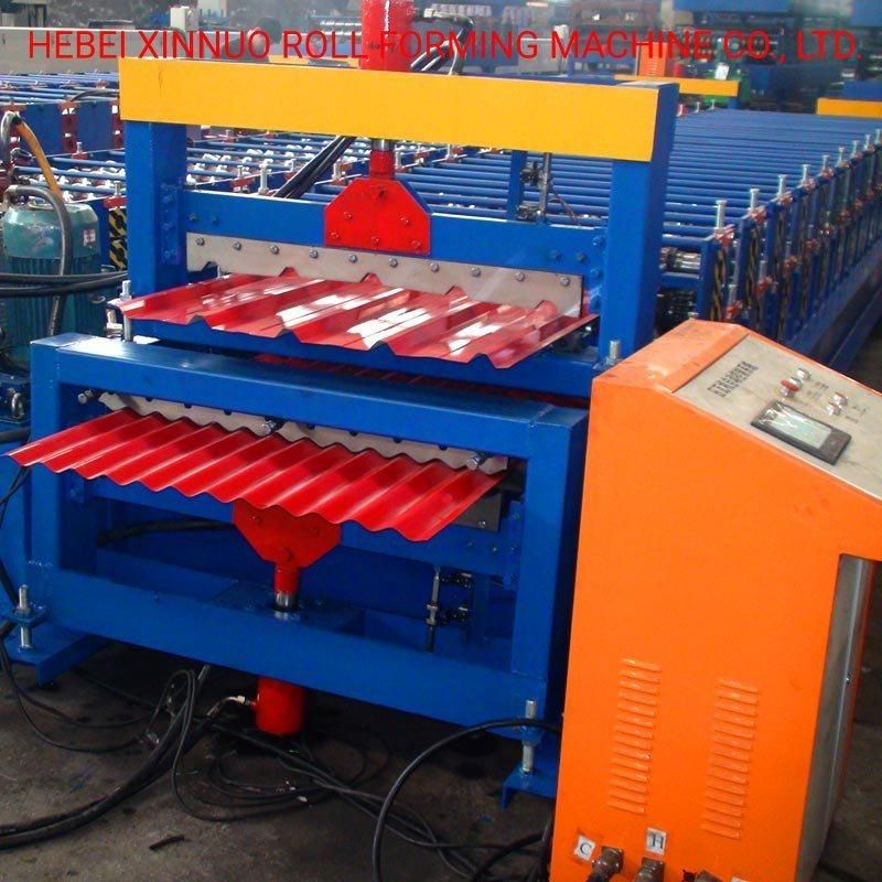 Roofing Sheet Making Machine 840+850 Double Layer Roll Forming Machine
