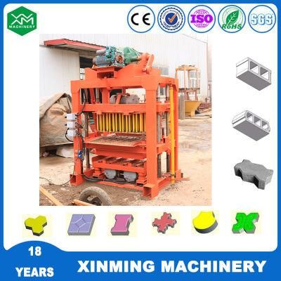 Qtj4-40 Xinminng Block Making Machine Paver Brick Making Machine with Best Selling