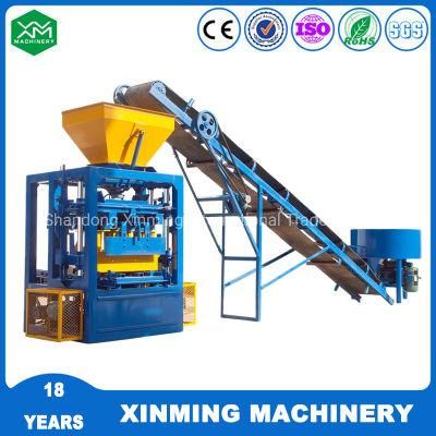 High Quality Qt4-24 Concrete Block Making Machine with Paver Machine