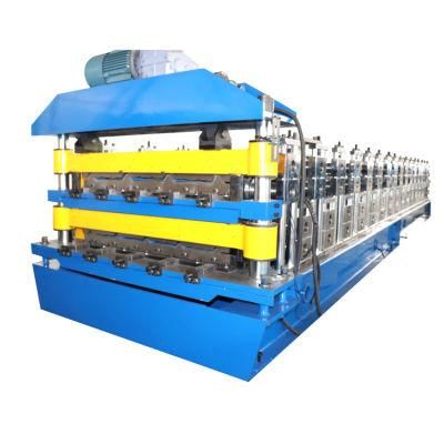 Roof Use Double Layer Corrugated Profile Steel Roofing Sheet Roll Forming Machine Roof Making Machine Price