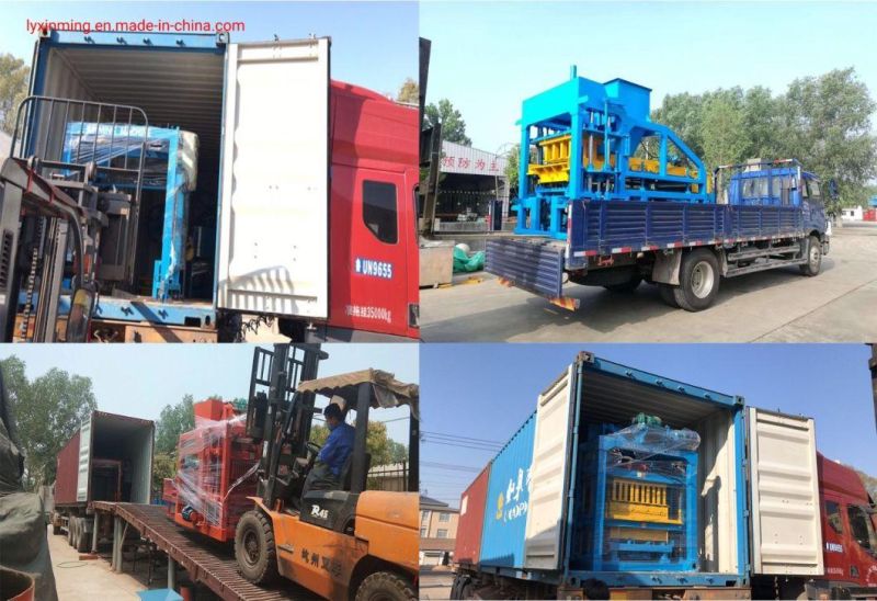 Qt4-25 Fully Automatic Concrete Block Making Machine Cement Brick Making Machine