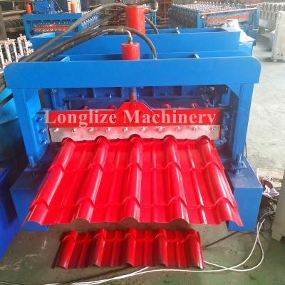 China Glazed Roof Tile Steel Sheet Roll Forming Machine
