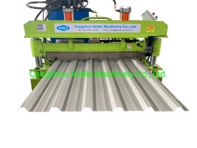 Metal Roofing Galvanized Aluminum Corrugated Profile Trapezoidal Design Steel Sheet Roll Forming Machine