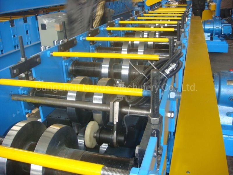 Cuz Interchange Steel Channel Purlin Cold Roll Forming Machine Metal C Z Purline Roll Former Machinery with Post-Cutting System