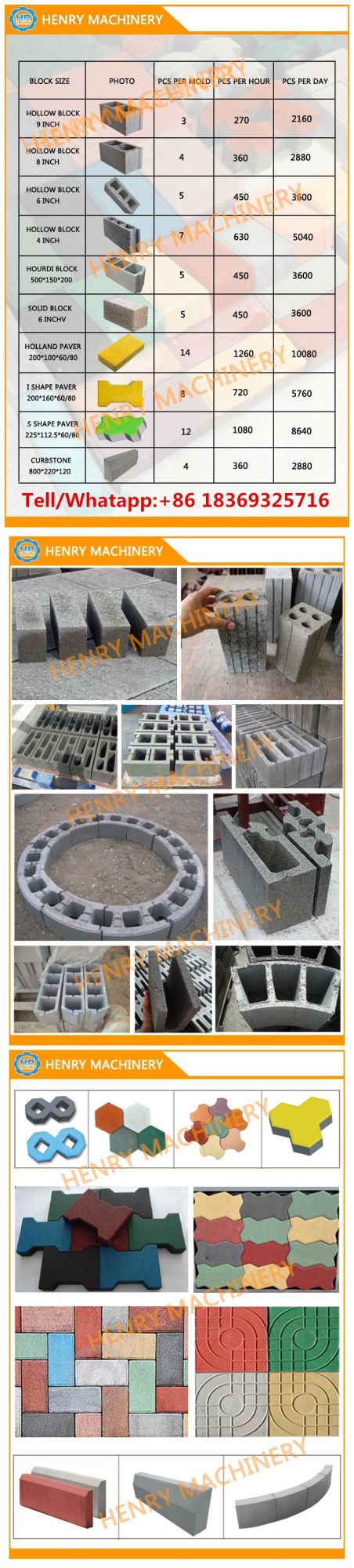 Qtj4-40 Concrete Hollow Block Machine Block Paver Machine Cement Brick Making Machine