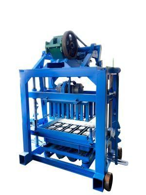 Brick Makers Qtj4-40 Manual Cement Brick Making Machine Hollow Block Making Machine for Sale