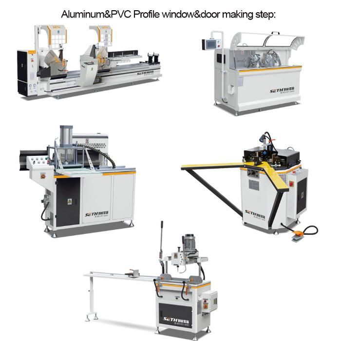 China Factory Direct Sale Aluminum Window Corner Combining Machine Corner Crimping Machine Aluminum Window Corner Machine