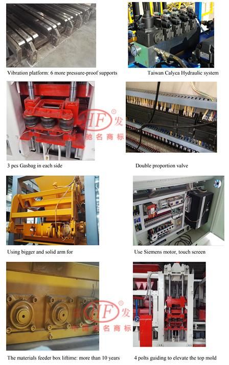 Hongfa Qt10-15D Concrete Block Making Machine with Quality Guarantee