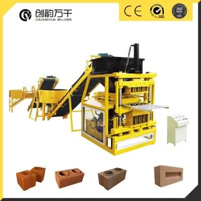 Interlocking Soil Cement Brick Machine 4-10 Red Soil Interlocking Brick Machinery