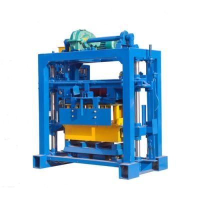 Qt4-40 Manual Cement Concrete Hollow Block Making Machine Price List in Nigeria