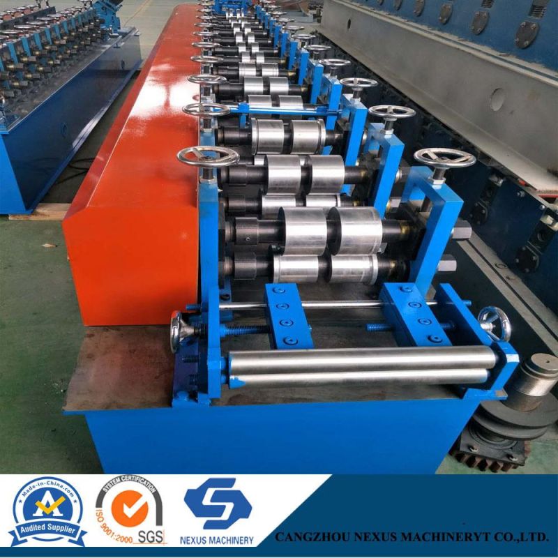 High Speed C U L Omega Shape Metal Furring Channel Roll Forming Machine