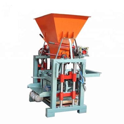 Huansheng Block Making Machine Semi Automatic Hollow Hallow Concrete Cement Brick Make Machinery