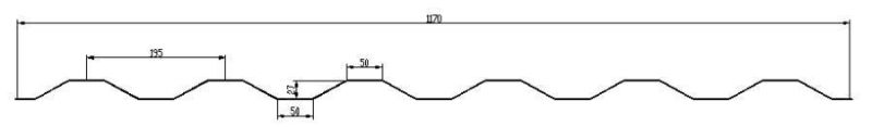 Roll Forming Machine for Yx27-195-1170 Container Wall Profile