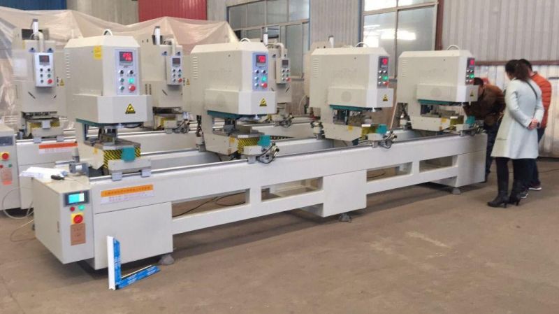 PVC Windows Machine Double Head Seamless UPVC V Corner Welding Machine