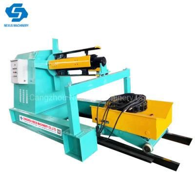 Hydraulic/Electric Uncoiler/Manual Decoiler Machine with Coil Car