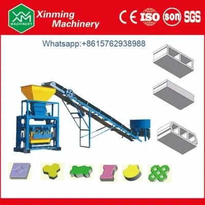 Qt40-1 Small Cement Solid Paver Brick Making Machine Price for Brick Manufacturer