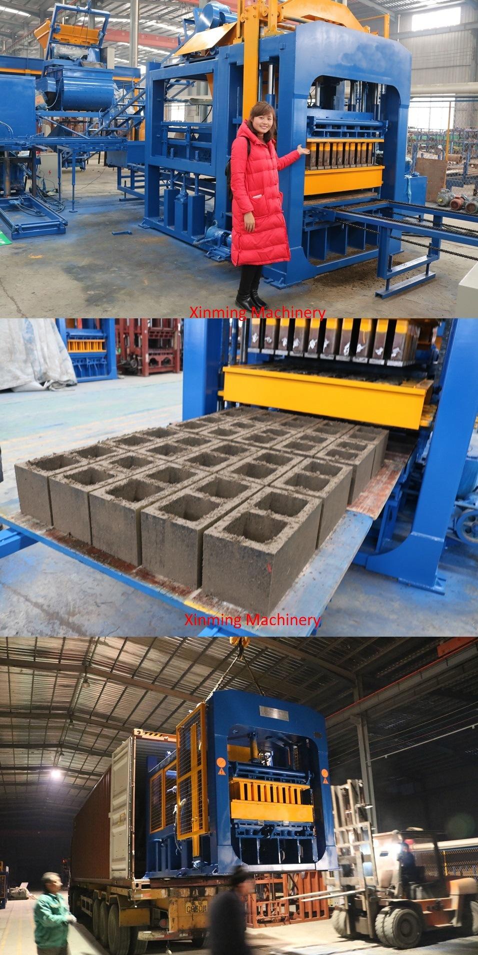 Qt10-15 Automatic Cement Colorful Paver Machine Hollow Block Machine Concrete Brick Making Machine Price