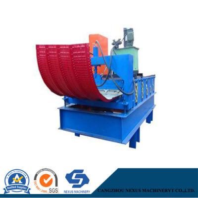 Adjustable China Ce Standard Tile Roofing Sheet Making Roll Forming Machine for Arch Buildings Making