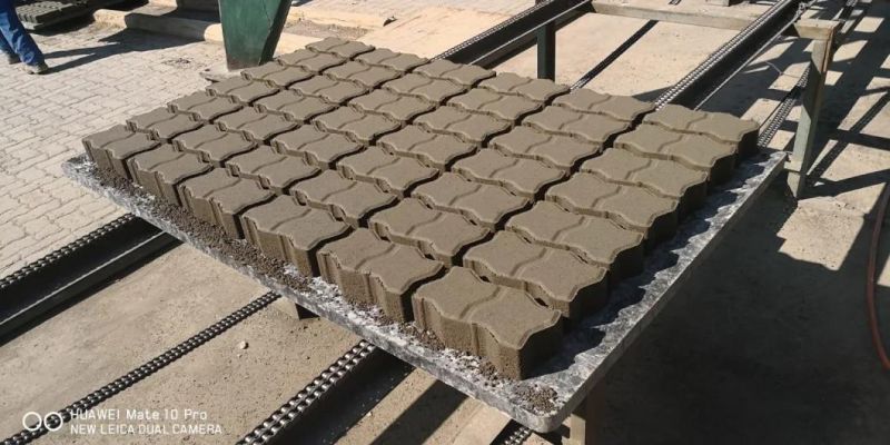 Sidewalk Concrete Curb Stone Landscaping Paving Blocks Making Machine