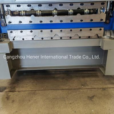 Low Price Double Layer Steel Metal Tr4 &amp; Tr5 Roofing PPGI Coil Corrugated &amp; Rib Profile Steel Sheet Roll Forming Machine