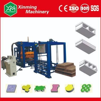Qt6-15 Full Automatic Concrete Paver Block Machinery Cement Hollow Brick Making Machine for Construction Materials