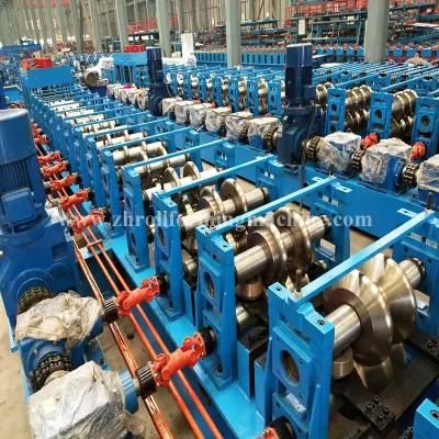 Two Waves W Barrier Guardrail Safe Rail Roll Forming Machine for 3.5mm Thickness