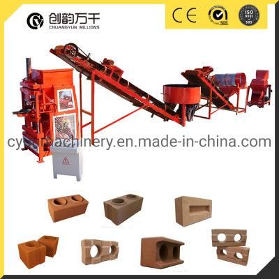 Simple Automatic Hydraulic Clay Soil Cement Brick Machine Manufacturer (cy2-10)