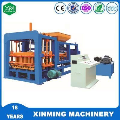 Qt4-18 Full Automatic Hydraulic Hollow Paving Solid Cement Concrete Brick Block Machine with Factory Price
