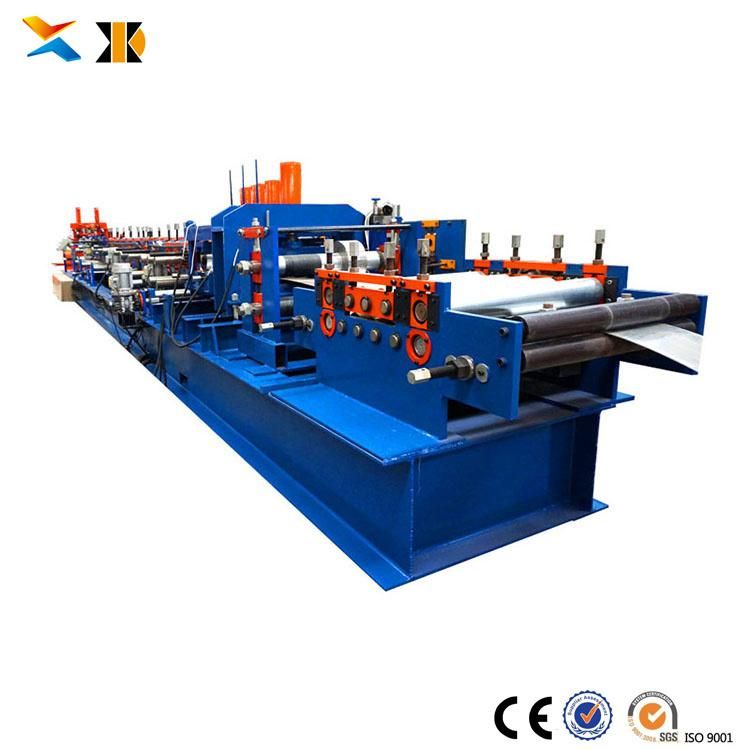 High Speed Fully Automatic Hydraulic Cutting CZ Purlin Cold Roll Forming Machine