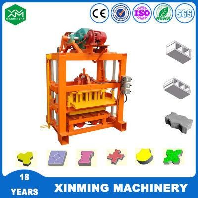 Qt40-2 Concrete Hollow/ Solid Brick Making Machine Paver Block Making Machine