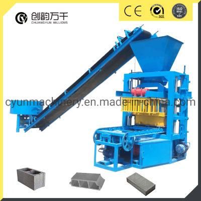 Qt4-24 Semi-Automatic Concrete Solid Hollow Block Making Machine for Sale
