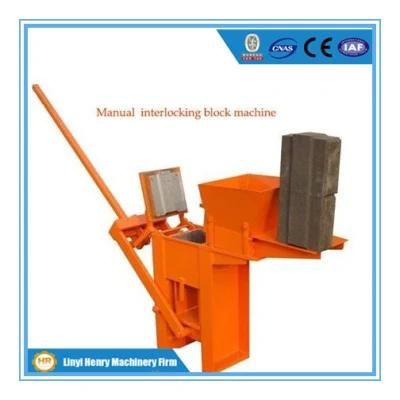 Hr1-30 Manual Clay Cement Brick Making Machine