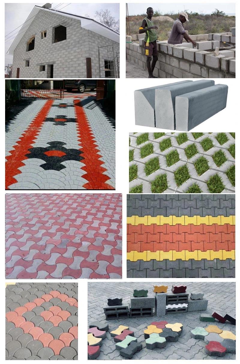 Huge Capacity Qt10-15 Concrete Kerbs/Hollow Block/Brick Making Machinery Paving Interlocking Paving Stone Making Machine Factory Hot Recommended in Botswana