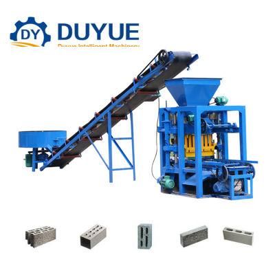 Qtj4-26c Automatic Electric Paver Block Machine for Africa, Concrete Cement Brick Making Machinery