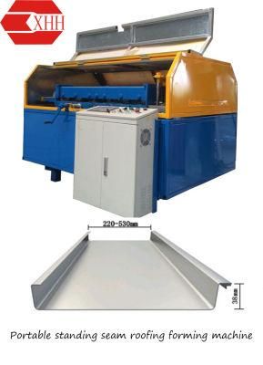 Small Standing Seam Roofing Forming Machine with Adjustment Construction Equipment