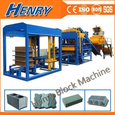 Huge Full Automatic Hydraulic Concrete Solid Block Making Machine Line