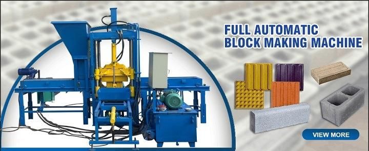 Qt3-20 Semi Automatic Hydraulic Concrete Cement Sand Interock Paving Block Making Machine