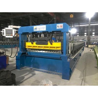 Color Steel Plate Metal Sheet Corrugated Roof Panel Making Roll Forming Machine