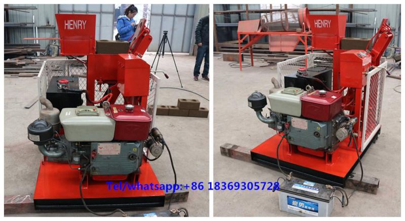 Hot Sale Hr1-25 Hydraulic Soil Earth Clay Interlocking Lego Brick Making Machine