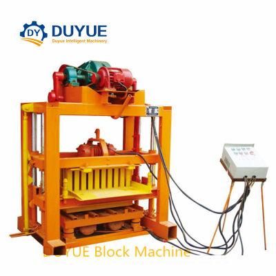 Duyue Qtj4-40 Concrete Hollow Concrete Cement Brick / Block Making Machine
