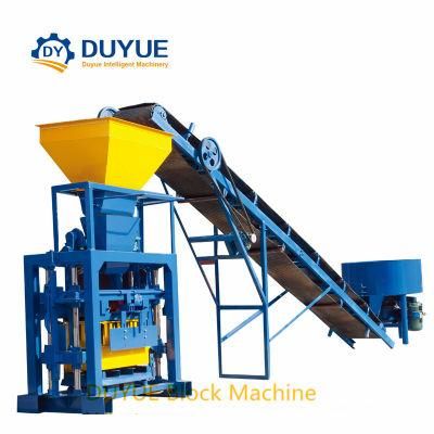 Duyue Qt40-1 Semi-Automatic Block Making Machine Brick Machine in Africa