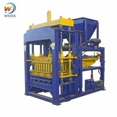 Hydraulic Concrete Automatic Chb Block Making Machines in Philippines Qt6-15 Cement Brick Making Machinery