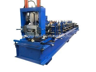 Cold Full-Automatic Quick Interchange Steel C U CZ Purline Channel Roll Former Metal Stud and Track Roll Forming Machine