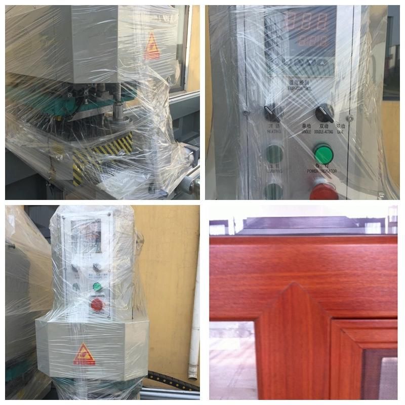 Colorful Profiles UPVC Window Door Double Head Seamless Welding Machine