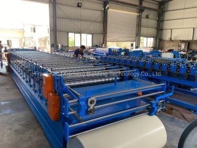 Colored PPGI /Aluzinc /Aluminum and Galvanized Coils Metal Double Deck Layer Double Layer Roofing Roll Forming Machine