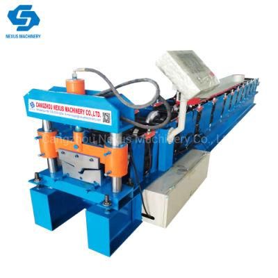 Steel Ridge Cap Roll Forming Machine Galvanized Roof Top Ridges Equipment