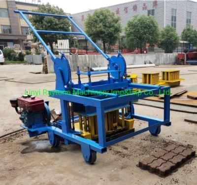 Egg Layer Block Making Machine Diesel Hydraulic Brick Machine