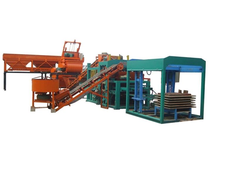 Qt4-15 Fully Automatic Paver Moulding Block Machine Hollow Brick Making Machinery